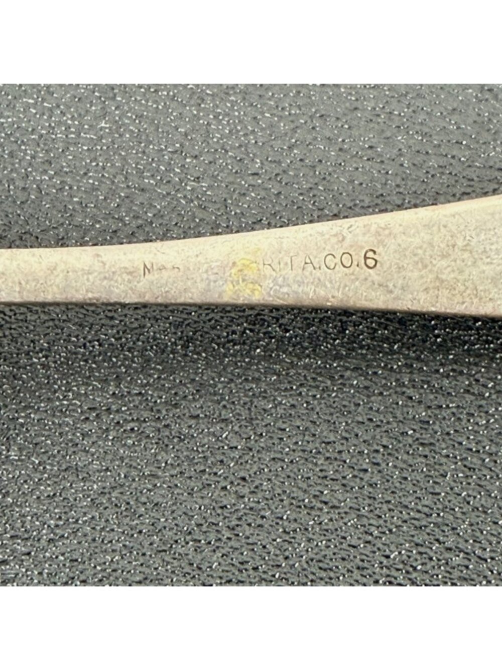 Vintage Sterling Silver Demitasse Spoon 4-1/2" Monogramed - Picture 7 of 7